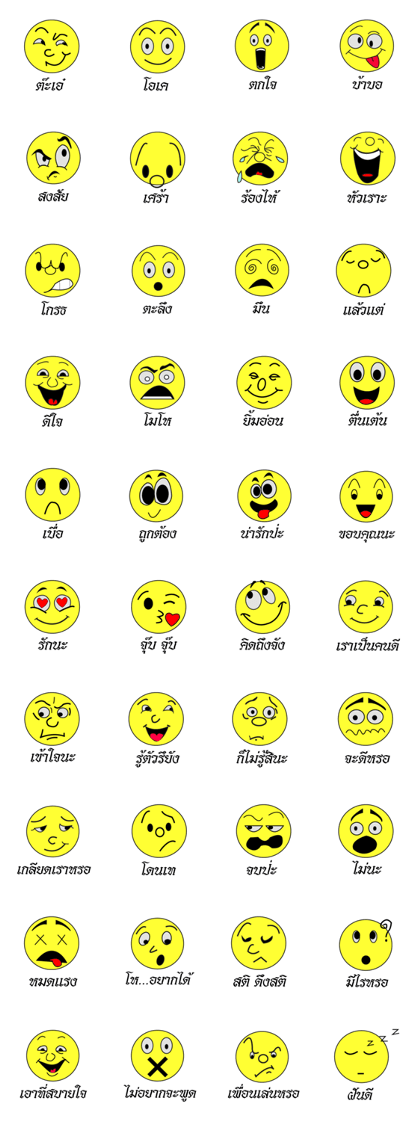 Variety Emotion By MR.Circle head