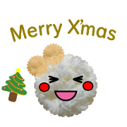 Fuwamoko-chan face stickers for new year