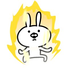 Cheerful rabbit for everyday use English