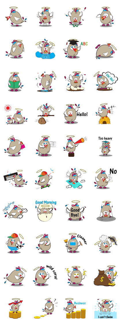 Mischievous Bird with Special Crested
