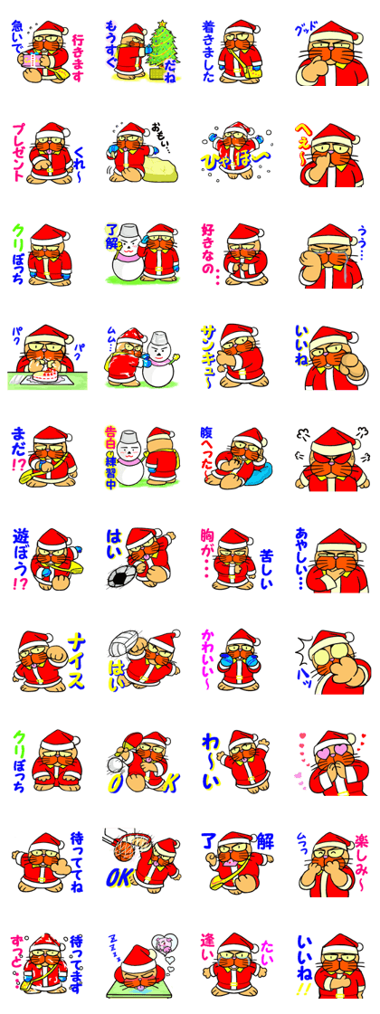 Santa Claus Cat ~ Goodbye Rokusaburo ~