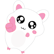 Hamsy the white hamster 2