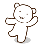 QQ white bear