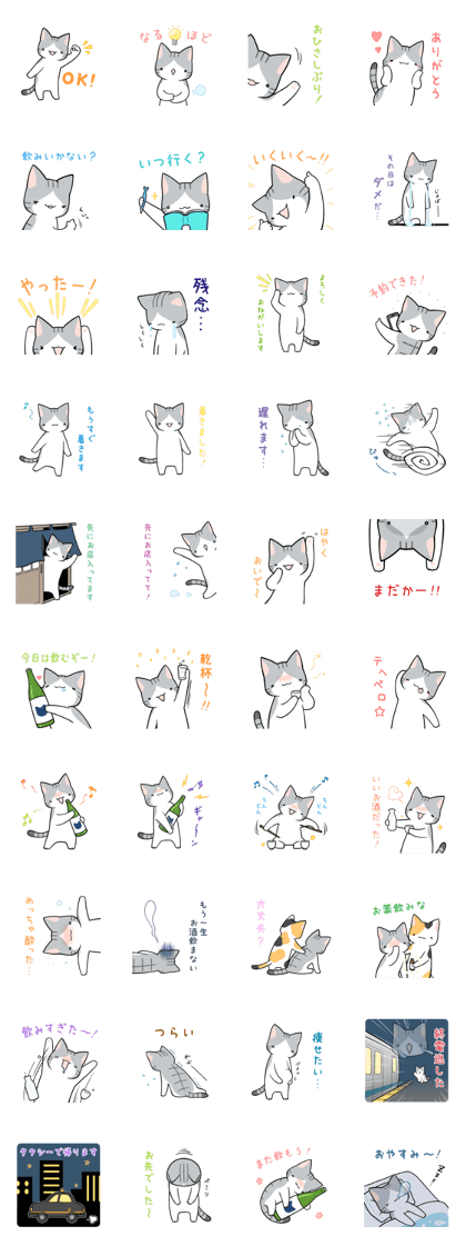 Mr. drunkard cat