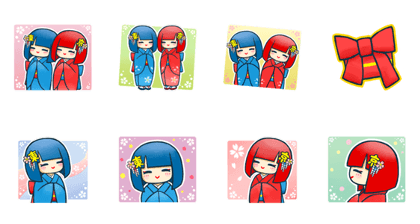 Tokyo kimono sisters
