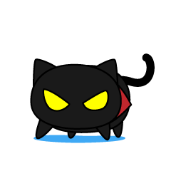 黒猫のジャガー