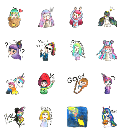 Rainbow yuru girls
