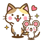 Cats of Speech bubble Sticker