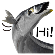 Fresh fish sticker