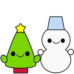 Snowman and tree 2