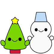 Snowman and tree 2