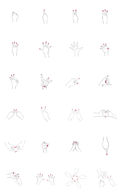 HAND STICKER.