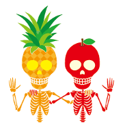 fruity skulls