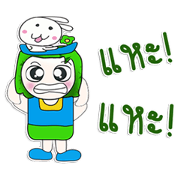 ..Mr. Yada. and rabbit..
