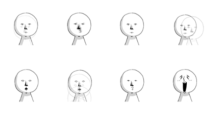 Vibrating serious people