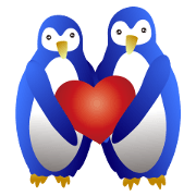 happy penguins Sticker