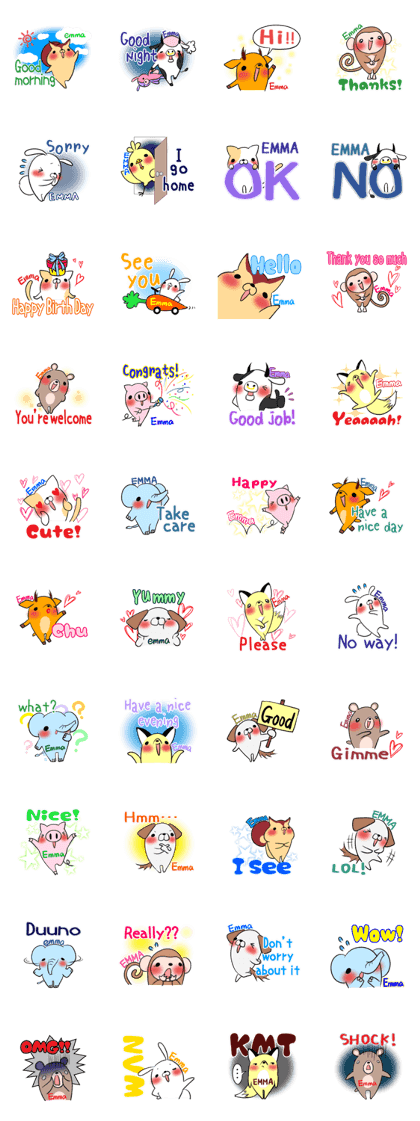 Emma's exclusive sticker