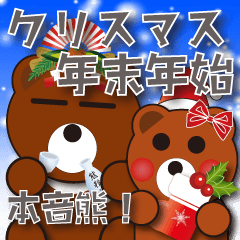 Real intention Bear X'mas And New Year's