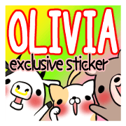 Olivia's exclusive sticker