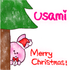 Pinky Cutie Bunny USAMI for Christmas !