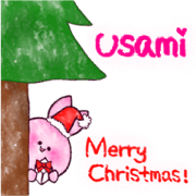 Pinky Cutie Bunny USAMI for Christmas !
