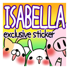 Isabella's exclusive sticker