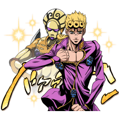 Jojo Part5 Gold Experience Line Stickers Line Store