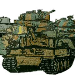 military sticker tanks