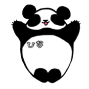 Cute panda's sticker for Hina.