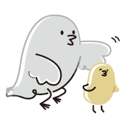 Cute Bird family