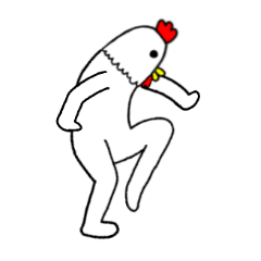 Chicken human sticker part 2
