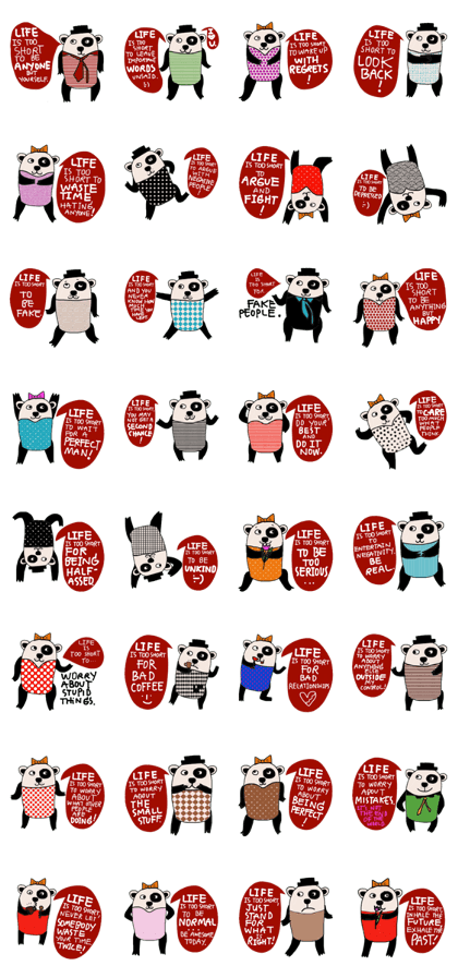 Life is too short : Cute Bear