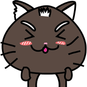 a cat is brown