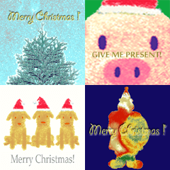 Kawaii & lovely Christmas Sticker