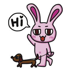 Sassy Pink Bunny(English version)