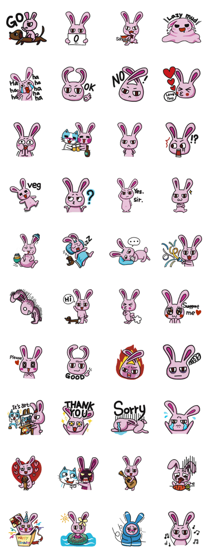 Sassy Pink Bunny(English version)