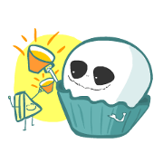 Skull Cupcake