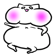 Mr.MO of man rice cake cat,Sticker