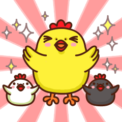 編號910黃小雞(2017新春賀年動動版)