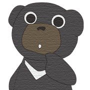 The cute Bear PEACH's Sticker(Taiwan)