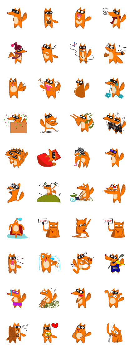 A Naughty Cool Fox