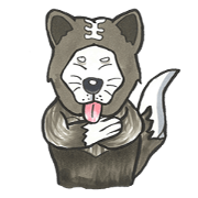 Akita dog Arnold
