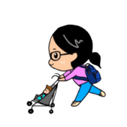 Active child'mother