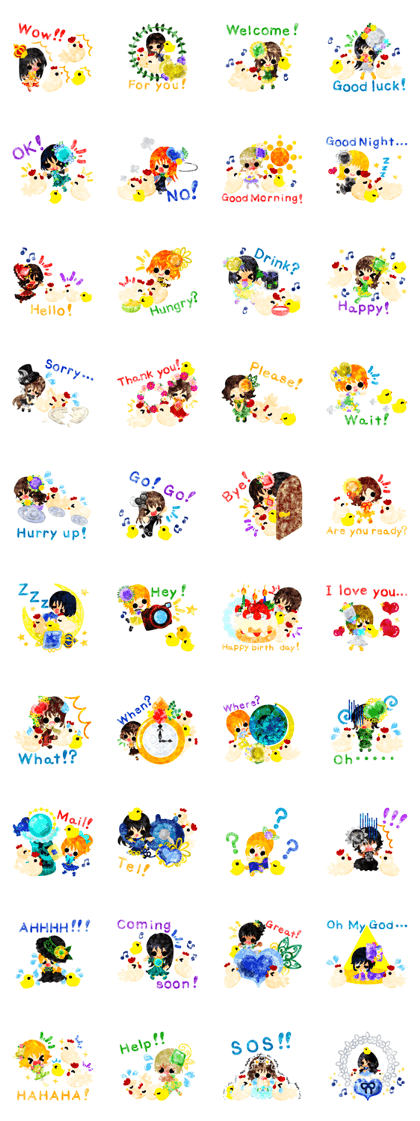 Pretty little people -Cute Chickens-