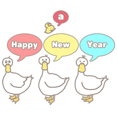 3 DUCKS!!!-A Happy New Year!-