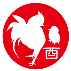 Rooster Silhouette Sticker