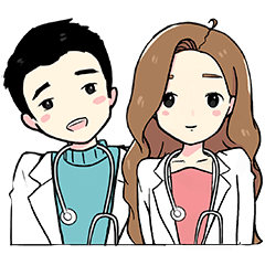 Doctor cute boy&girl