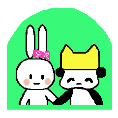 Panda and Rabbit polite talk version