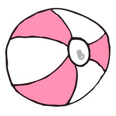 pink BEACH BALL