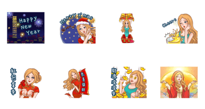 Lady Anna-New year celebration